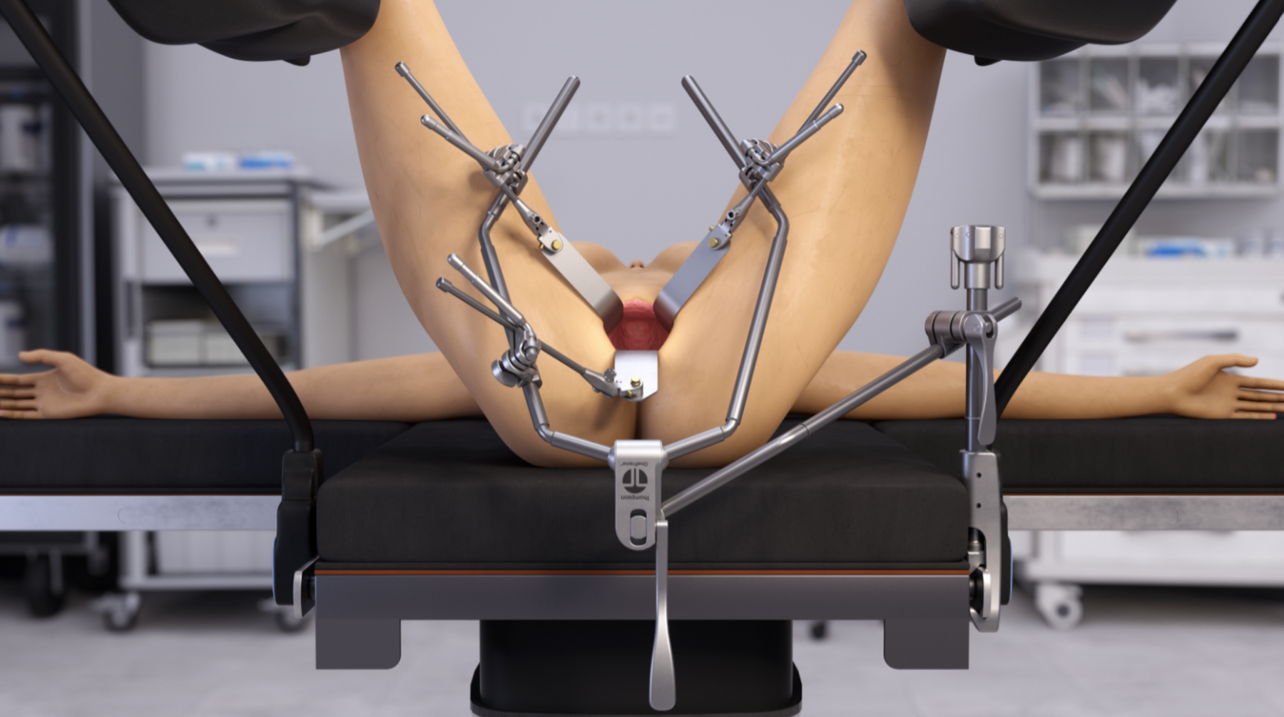 Vaginal oneframe retractor set