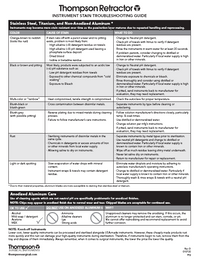 Instrument Staining Guide