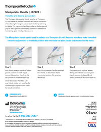Manipulator Handle User Manual