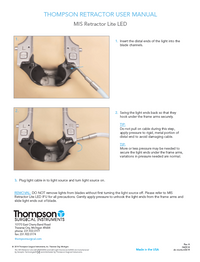 Posterior Lumbar Access User Manual