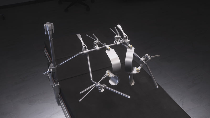 General Vascular Retractor Set Up